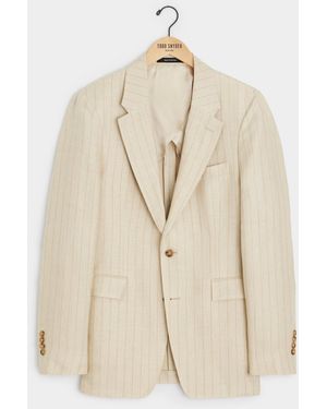 Todd Synder X Champion Italian Linen-silk Sutton Jacket - Natural