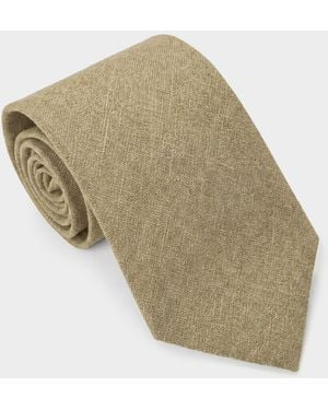 Todd Synder X Champion Italian Linen Tie - Natural