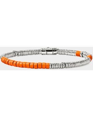 John Hardy Enamel Heishi Bracelet - Metallic