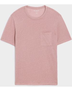 Todd Synder X Champion Linen Pocket Tee - Pink