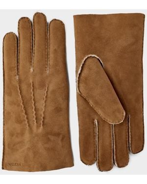 Hestra Bernard Shearling Glove - Brown