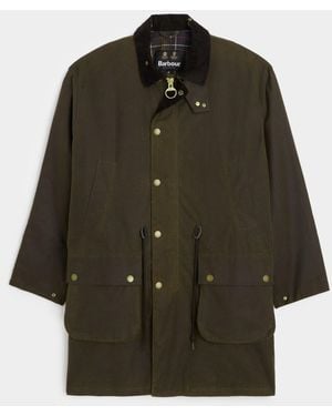 Barbour Bedale Wax Trench Coat - Green