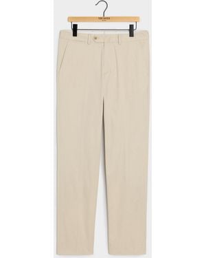 Todd Synder X Champion Italian Brushed Cotton Sutton Trouser - Natural