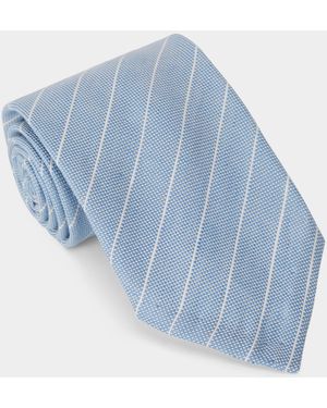 Todd Synder X Champion Italian Linen-cotton Tie - Blue