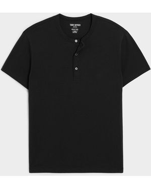 Todd Synder X Champion Premium Jersey Henley - Black