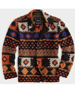 Todd Synder X Champion Loop Knit Jacquard Chore Jacket - Multicolor