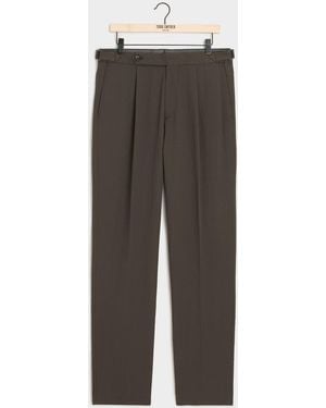Todd Synder X Champion Italian Seersucker Side Tab Trouser - Gray