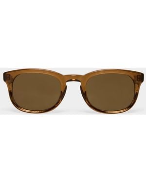 Moscot Todd Snyder X Wythe Sunglasses - Brown