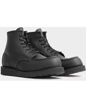 Red Wing Red Wing 6-in Classic Leather Moc Boot - Black