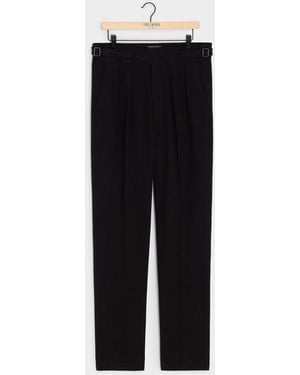 Todd Synder X Champion Italian Brushed Cotton Gurkha Trouser - Black