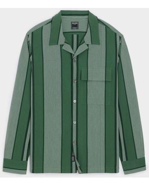 Todd Synder X Champion Sand-washed Silk Studio Shirt - Green