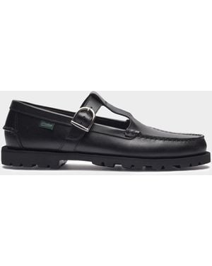 Paraboot Babord Lisse T-bar Loafer - Black