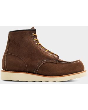 Red Wing Red Wing 6-in Classic Suede Moc Boot - Brown