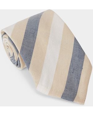 Todd Synder X Champion Italian Linen-cotton Tie - White