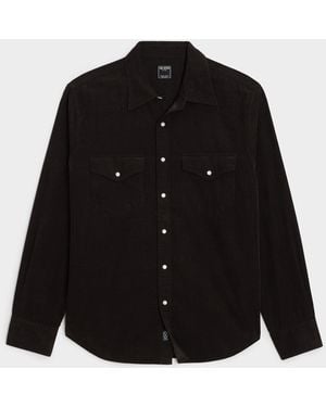 Todd Synder X Champion Corduroy Western Shirt - Black