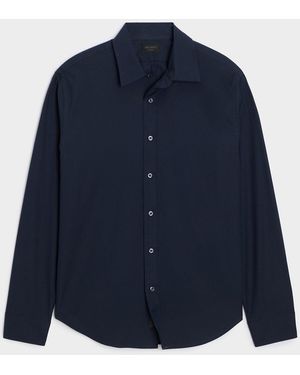 Todd Synder X Champion Pinpoint Oxford Sport Shirt - Blue