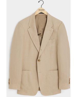 Todd Synder X Champion Italian Linen Madison Jacket - Natural