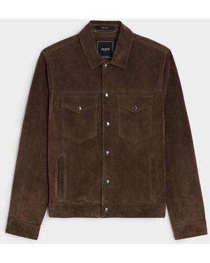 Todd Synder X Champion Italian Suede Dylan Jacket - Brown