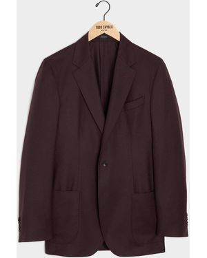 Todd Synder X Champion Italian Flannel Sport Coat - Brown