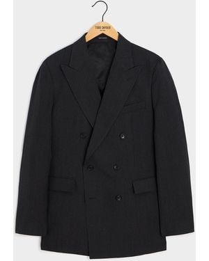Todd Synder X Champion Italian Striped Linen Wythe Jacket - Black