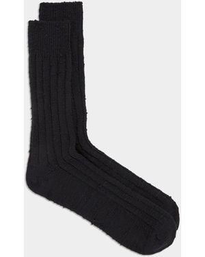 Todd Synder X Champion Marled Cotton Ragg Sock - Black