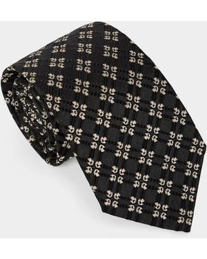Todd Synder X Champion Italian Silk-wool Diamond Tie - Black