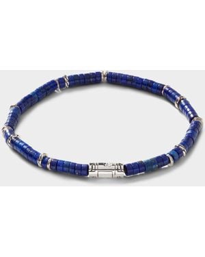John Hardy Lapus Lazuli Heishi Bracelet - Blue