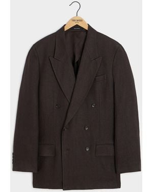 Todd Synder X Champion Italian Linen Herringbone Wythe Jacket - Gray