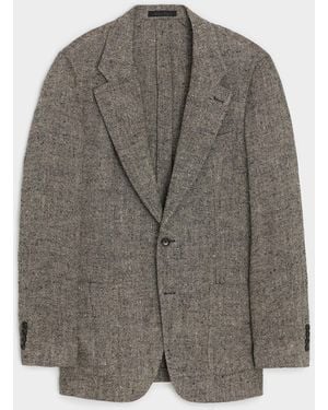Todd Synder X Champion Italian Silk-linen Donegal Sport Coat - Gray