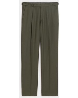 Todd Synder X Champion Brushed Flannel Side Tab Trouser - Green