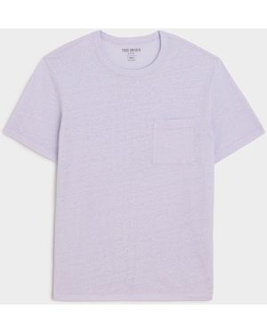 Todd Synder X Champion Linen Pocket Tee - Purple