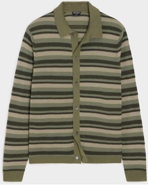 Todd Synder X Champion Silk-cotton Sweater Polo - Green