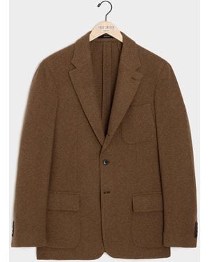 Todd Synder X Champion Italian Wool Sweater Sport Coat - Brown