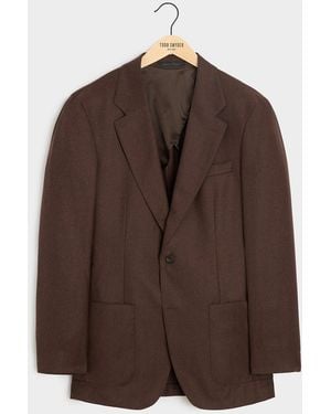 Todd Synder X Champion Italian Flannel Madison Jacket - Brown