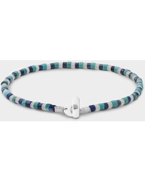 Miansai Ivo Beaded Bracelet - Metallic