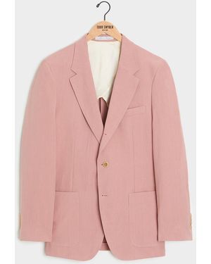 Todd Synder X Champion Italian Sueded Linen Madison Jacket - Pink