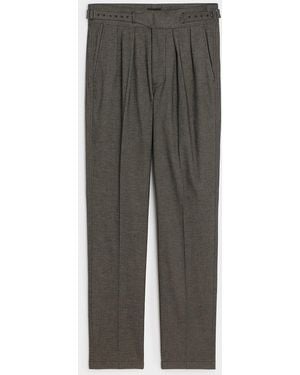 Todd Synder X Champion Italian Heathered Cotton Gurkha Trouser - Gray