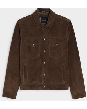 Todd Synder X Champion Italian Suede Dylan Jacket - Brown