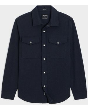 Todd Synder X Champion Knit Military Shirt - Blue