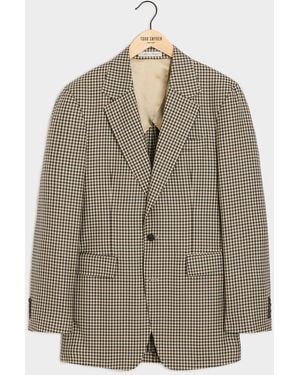 Todd Synder X Champion Italian Wool Gingham Wythe Jacket - Natural