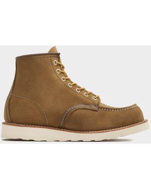 Red Wing Red Wing 6-in Classic Suede Moc Boot - Brown