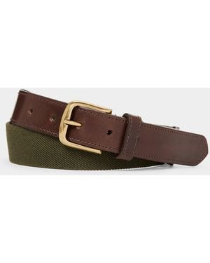Todd Synder X Champion Italian Webbed Cotton Belt - Brown