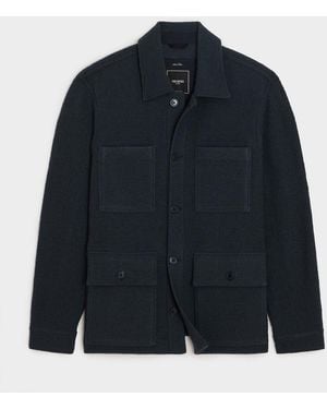 Todd Synder X Champion Italian Boiled Wool Field Jacket - Blue