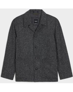 Todd Synder X Champion Italian Wool Herringbone Chore Coat - Black