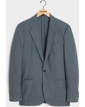 Todd Synder X Champion Italian Knit Sport Coat - Blue