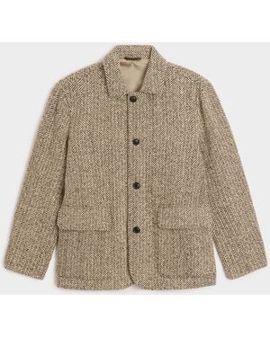 Todd Synder X Champion Italian Wool Walking Jacket - Natural