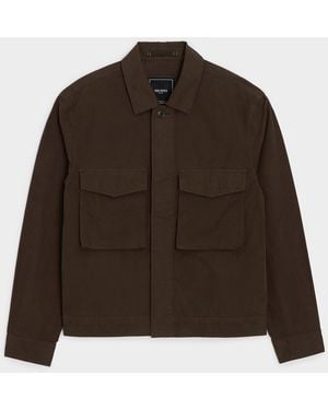 Todd Synder X Champion Garment-dyed Poplin Jacket - Brown