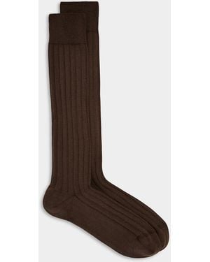 Todd Synder X Champion Cotton Dress Sock - Brown