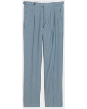 Todd Synder X Champion Italian Linen Side Tab Trouser - Blue
