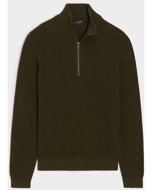Todd Synder X Champion Beechwood Quarter-zip Sweater - Green